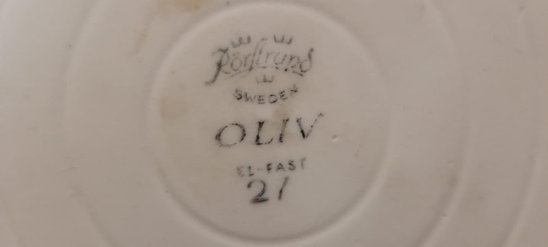 Röstrand Oliv kaffekanna saknar lock