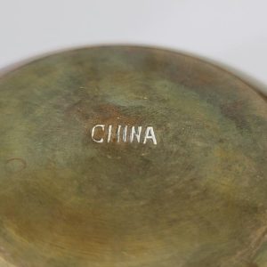 2st Skålar i metall, "CHINA"