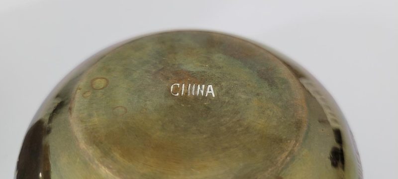2st Skålar i metall, "CHINA"