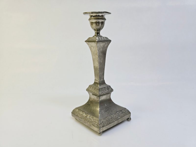 Klassisk ljusstake i tenn – Tidlös elegans, 20,5 cm