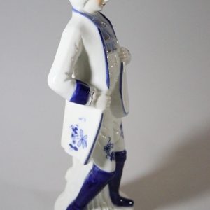 PORSLINSFIGUR. Barockstil, möjligen Tyskland