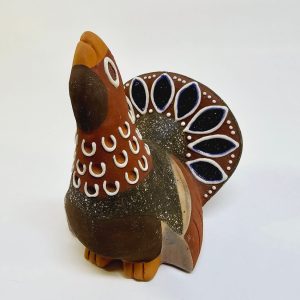 keramikfågel från Nittsjö, 17 cm hög
