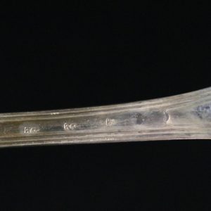 Antikt Set med Nysilverskedar – GAB Gense Olga, 22 cm
