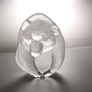 SKÅL / Glasblock, MATS JONASSON, panda, Målerås