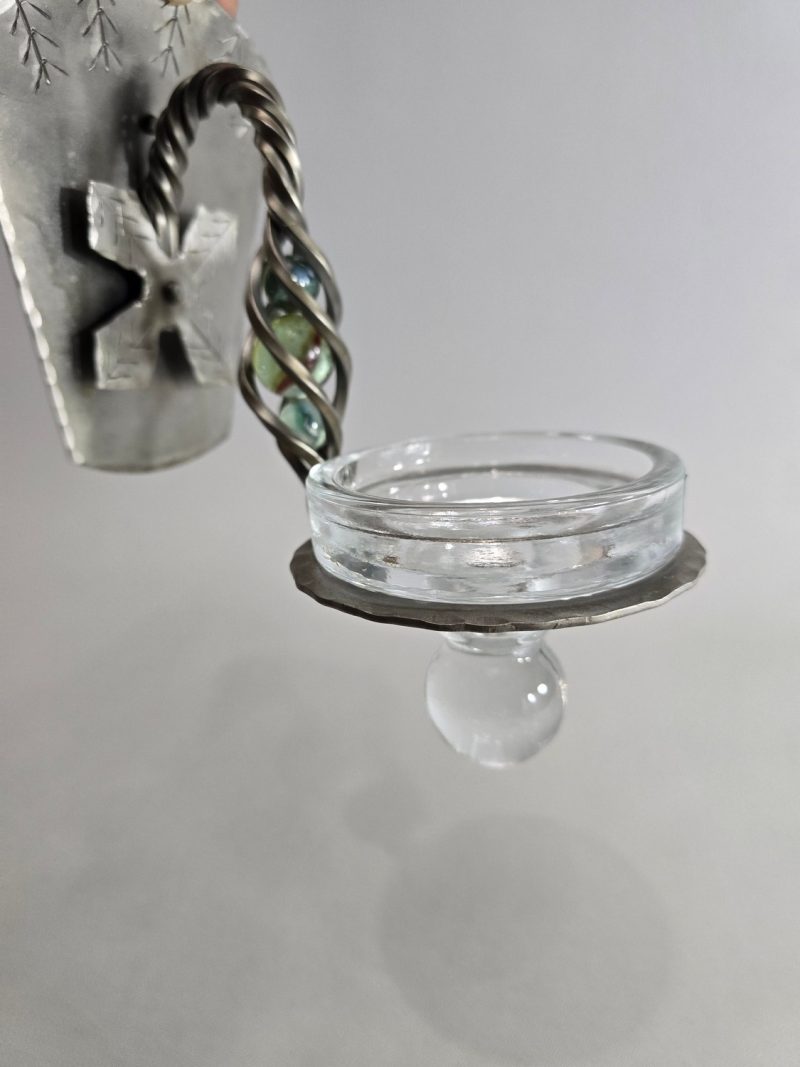 Lampett, Metall och glas