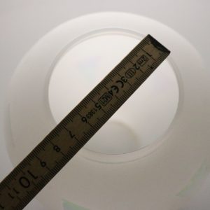 Exklusiv 25cm Glasvas från Sia Glasbruk, Sverige