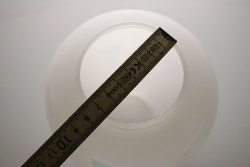 Exklusiv 25cm Glasvas från Sia Glasbruk, Sverige