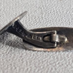 Manschettknapp — ÄKTA SILVER