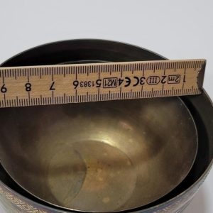 2st Skålar i metall, "CHINA"