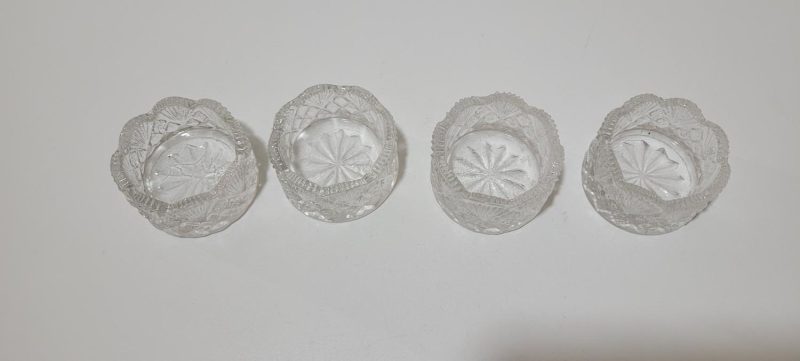 4st Ljushållare för värmeljus - glas