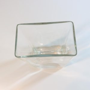Rektangel Vas, transparent 22cm