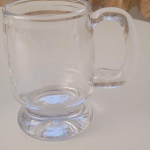 Sejdlar, 4 st, glas, Boda, i klarglas. Höjd 13 cm.