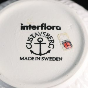 Elegant Vintage Kruka från Gustavsberg – Ett Tidstypiskt Samlarobjekt