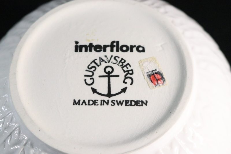 Elegant Vintage Kruka från Gustavsberg – Ett Tidstypiskt Samlarobjekt