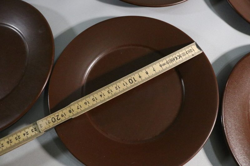 8st förrättstallrikar, stengods, 21cm, Höganäs keramik S555