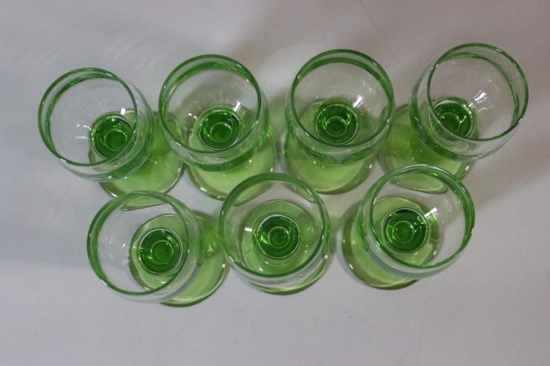 Set med 6 Italienska spritglas, 60 -70-tal, Rocco Bormioli