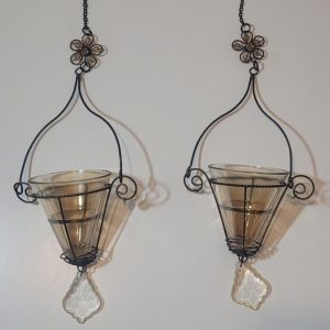 2st ljusgröna ljushållare i keramik, högsta 24cm