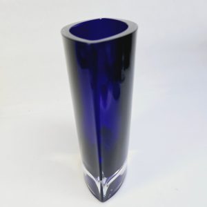 Elegant Blå Glasvas – Skandinavisk Design