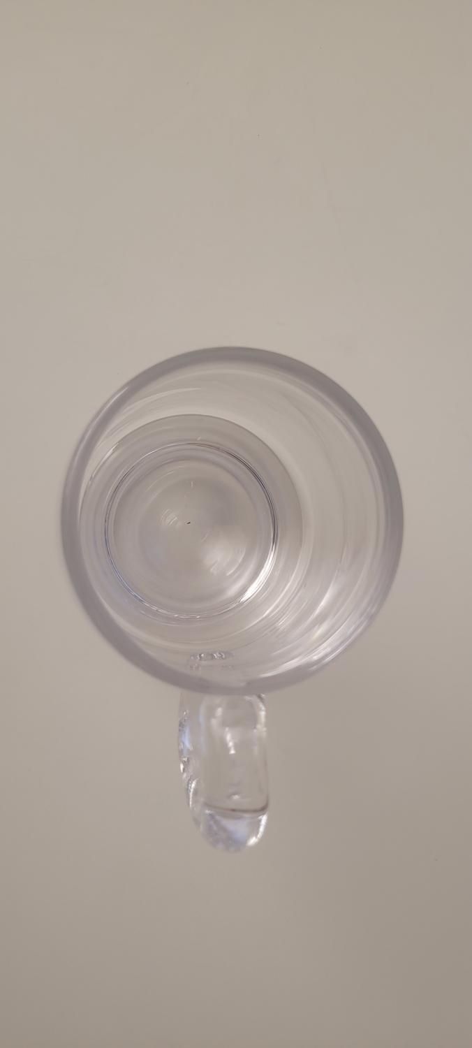 Sejdlar, 4 st, glas, Boda, i klarglas. Höjd 13 cm.