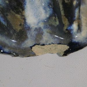 Figurin, kvinna, glaserat stengods