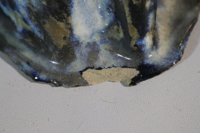 Figurin, kvinna, glaserat stengods