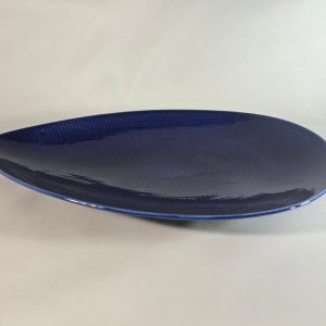 Äggformat fat, 40cm, Hertha Bengtson – Blå Eld från Rörstrand - 532