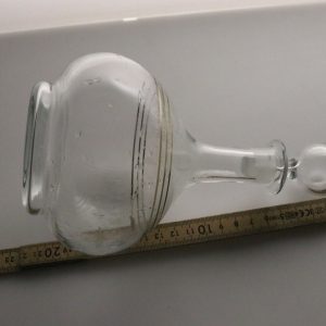 Karaff guldiga ränder  Art deco stil, vintage, H 21cm