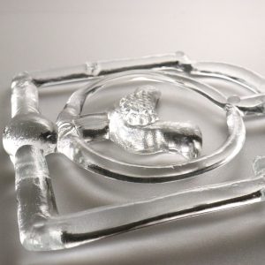 BERTIL VALLIEN. FÖNSTERSMYCKE, glas, Boda, 1900-tal