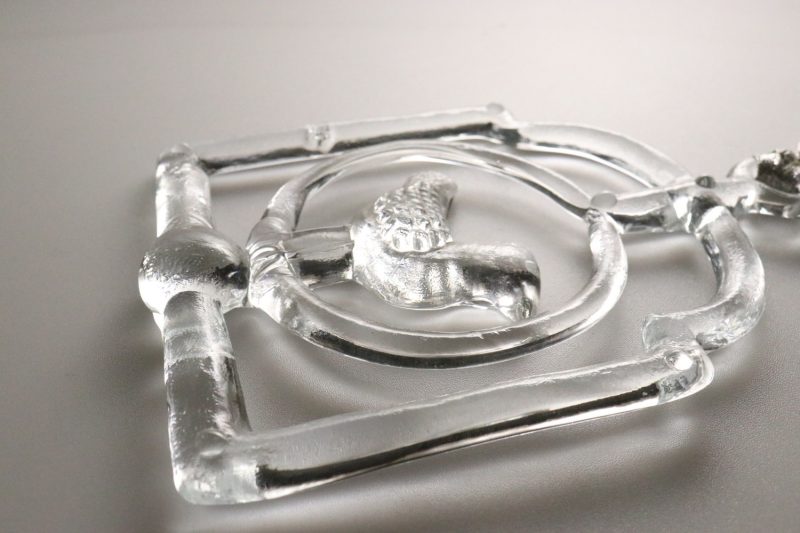 BERTIL VALLIEN. FÖNSTERSMYCKE, glas, Boda, 1900-tal
