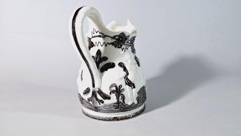 KANNA, porslin, 'Mullbär', Gefle