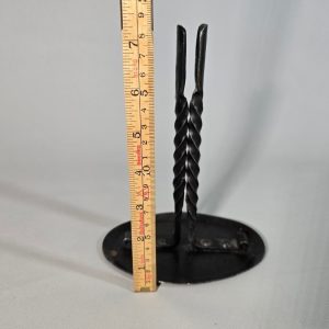 LJUSSTAKE, smide, spiralvriden dekor, höjd 18,5 cm