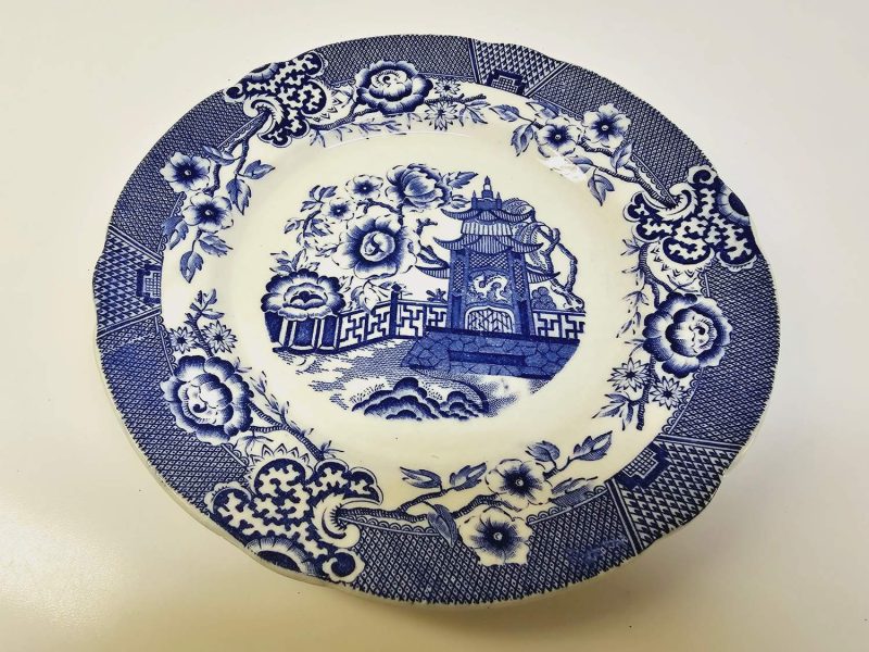 Antik Tallrik "Tokio" från Gefle - 23,5 cm i Diameter