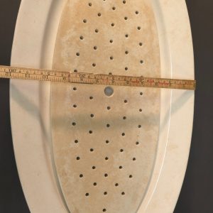 Elegant serveringsfat från Rörstrand med hålad insats, 60 cm
