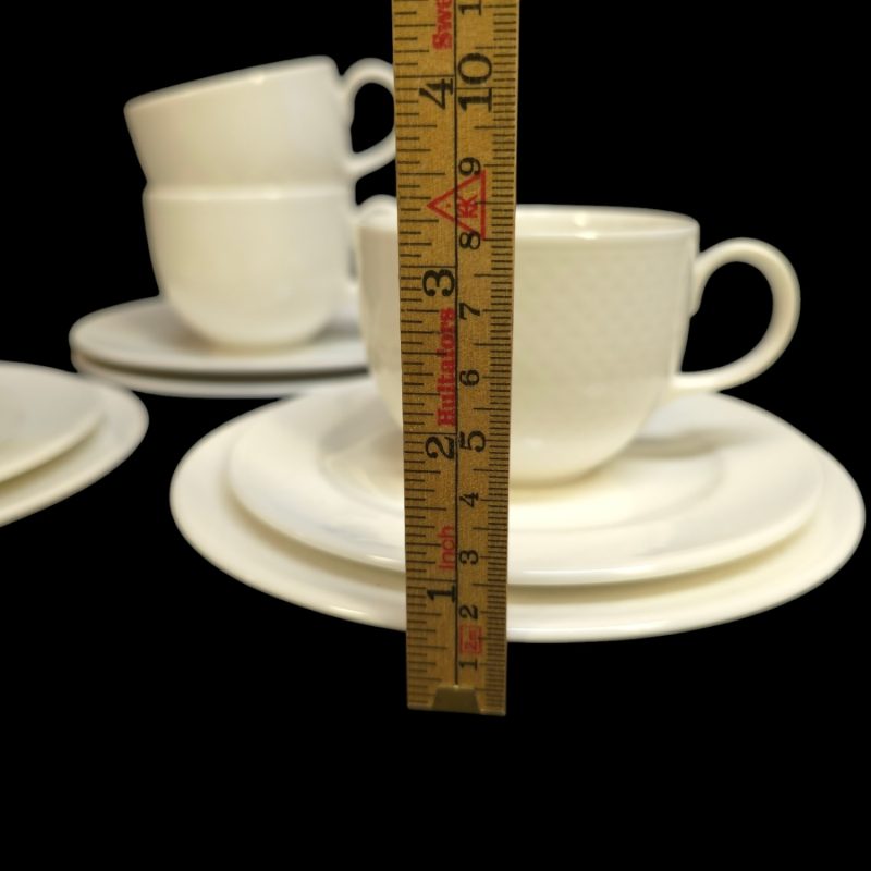 Exklusivt set med 4 koppar och fat från Villeroy & Boch – tidlös elegans