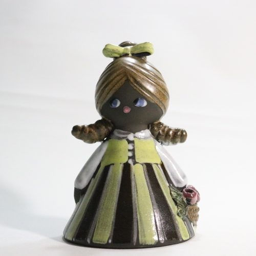 Handgjord Figur – Flicka i Klänning, 14 cm