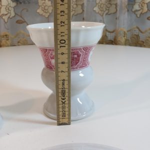 4 delar Heinrich porslin fat och kaffemugg