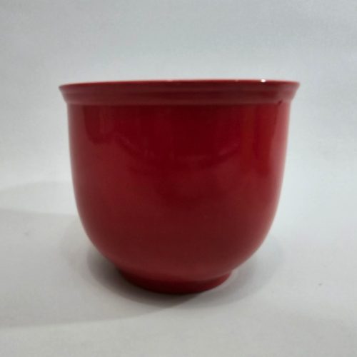Röd blomkruka W-Germany D 15cm