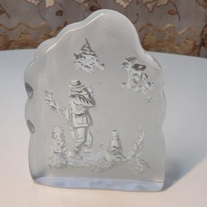 Glasblock, Nybro glasbruk, Jägare