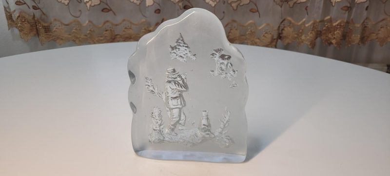Glasblock, Nybro glasbruk, Jägare