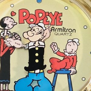 Sällsynt Armitron Popeye Quartz Armbandsur från 1990