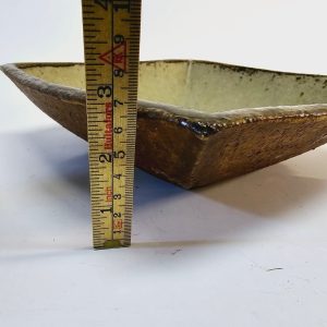 Curt Magnus Addin – Unik Keramikskål, 23x23 cm