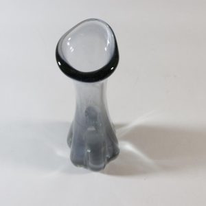 Hundbensvas, färgat glas, 24cm