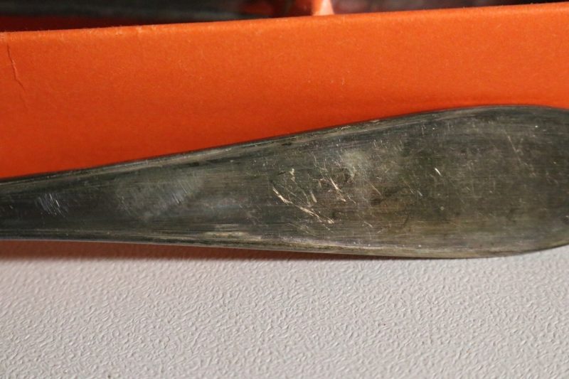 6st Svenska Spets Nysilvergafflar - Komplett Set i Originalförpackning Wallins