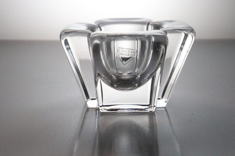 Ljusstake konstglas Orrefors