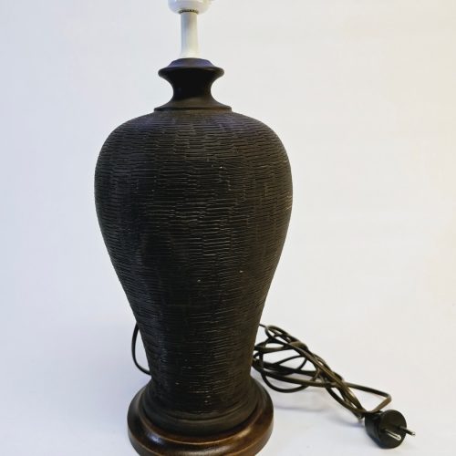 Elegant Keramisk Bordslampa – Rustik Charm från 1960-talet