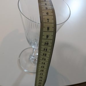 Glasservis, 5 glas, F-& HL Kristall, Kosta Diameter 7cm Höjd= 14,5cm