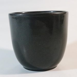 Tusca rund antracitkruka - H.11 x D.12cm