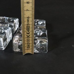 Konstglashyttan Urshult 8 ljusstakar i glas