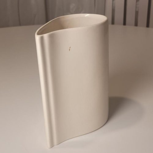 Vit vas 15cm
