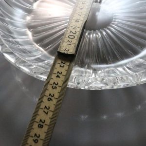 Glasfat, fruktservis, art deco